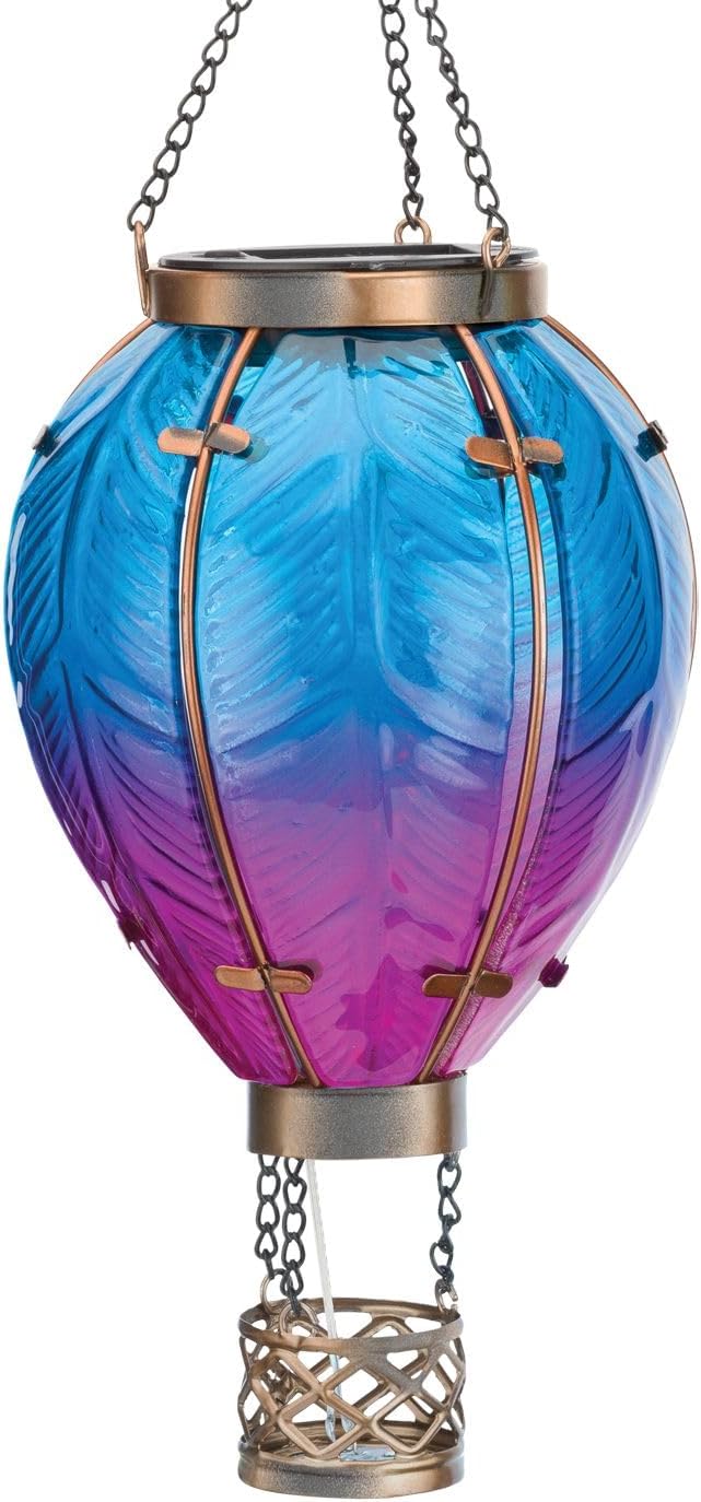 Regal Art & Gift Hot Air Balloon Solar Lantern – Hanging Solar-Powered LED Lights, Waterproof