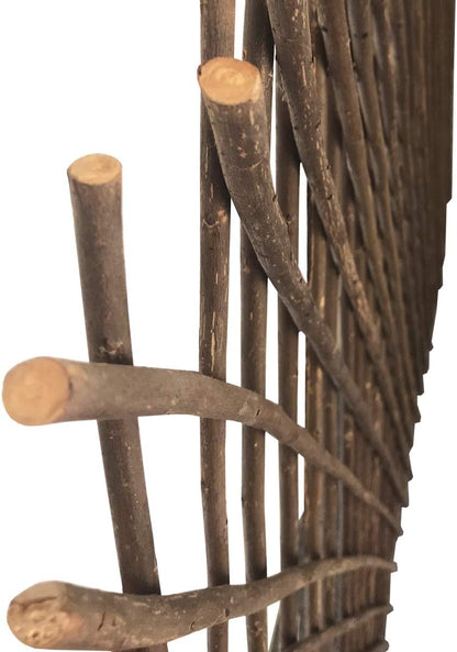 Expandable Garden Trellis Plant Support Willow Lattice Fence Panel for Climbing Plants Vine Ivy