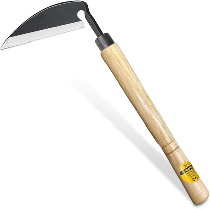 Japanese Weeding Sickle, Wide Blade Gardening Tools - Premium Quality Hand Hoes/Weeding Sickle Have