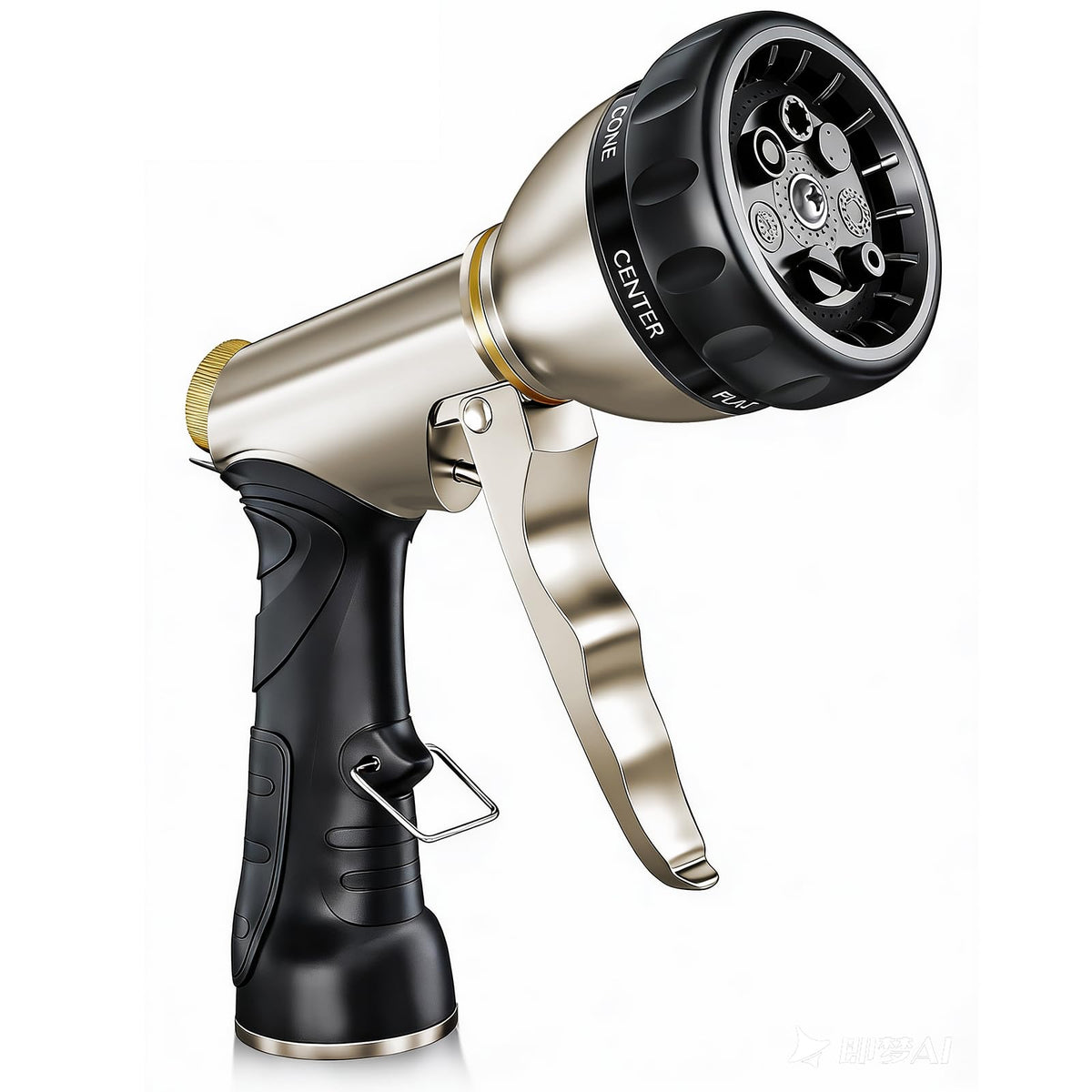 ARXIVE Metal Garden Hose Nozzle, Heavy Duty High Pressure Hand Sprayer