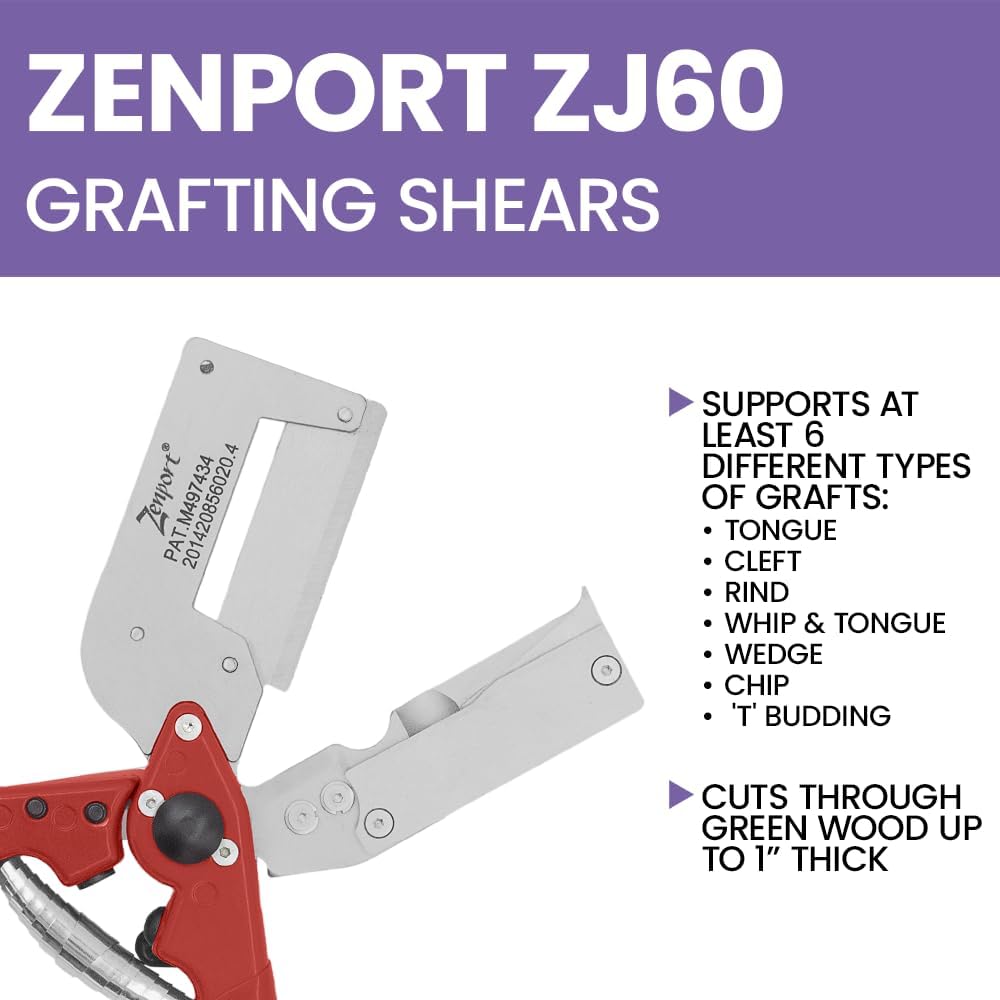 Zenport ZJ60 Grafting Shears Multi-Graft Tool