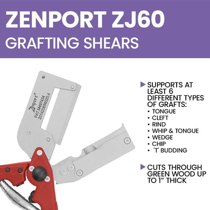 Zenport ZJ60 Grafting Shears Multi-Graft Tool