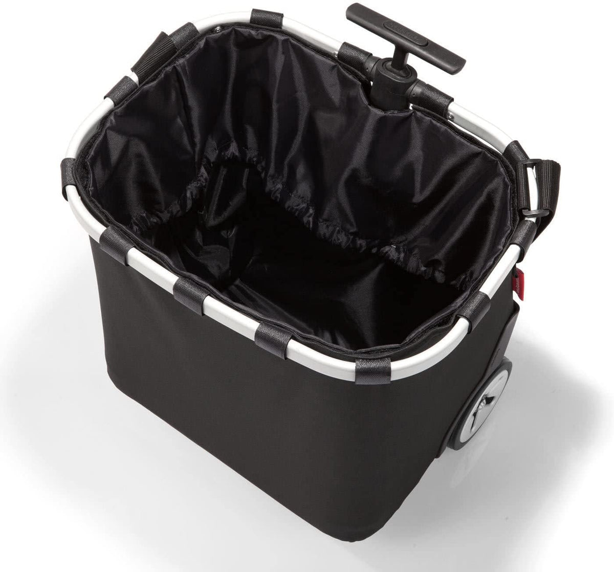 reisenthel carrycruiser Black - Portable Shopping Trolley with Sturdy Aluminum Frame, Shoulder
