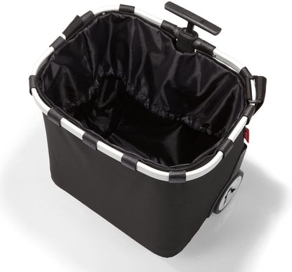 reisenthel carrycruiser Black - Portable Shopping Trolley with Sturdy Aluminum Frame, Shoulder