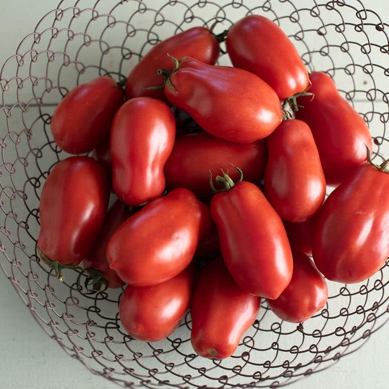Tomato Seeds Variety Pack – 4 Heirloom Non-GMO Varieties: Beefsteak, Cherry, San Marzano, Yellow