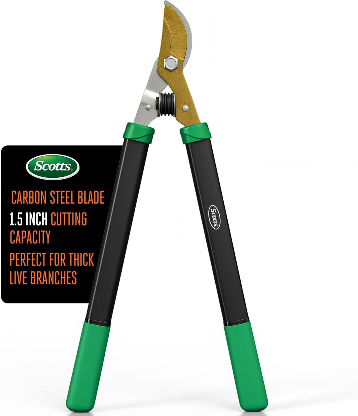 Scotts 21 in. Bypass Lopper for Tree Branch Trimming and Pruning – Heavy-Duty Branch Cutter with