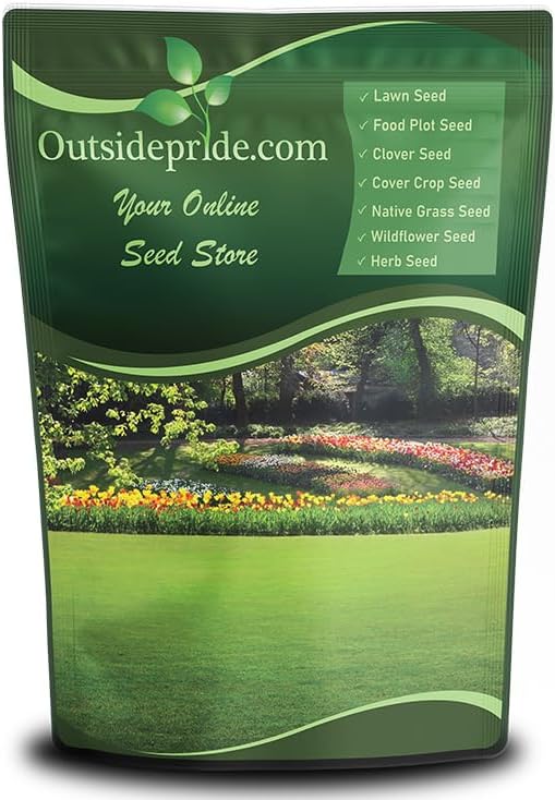 Outsidepride Creeping Red Fescue Grass Seed - 5 Lbs. Cool Season, Soft Textured, Self-Repairing