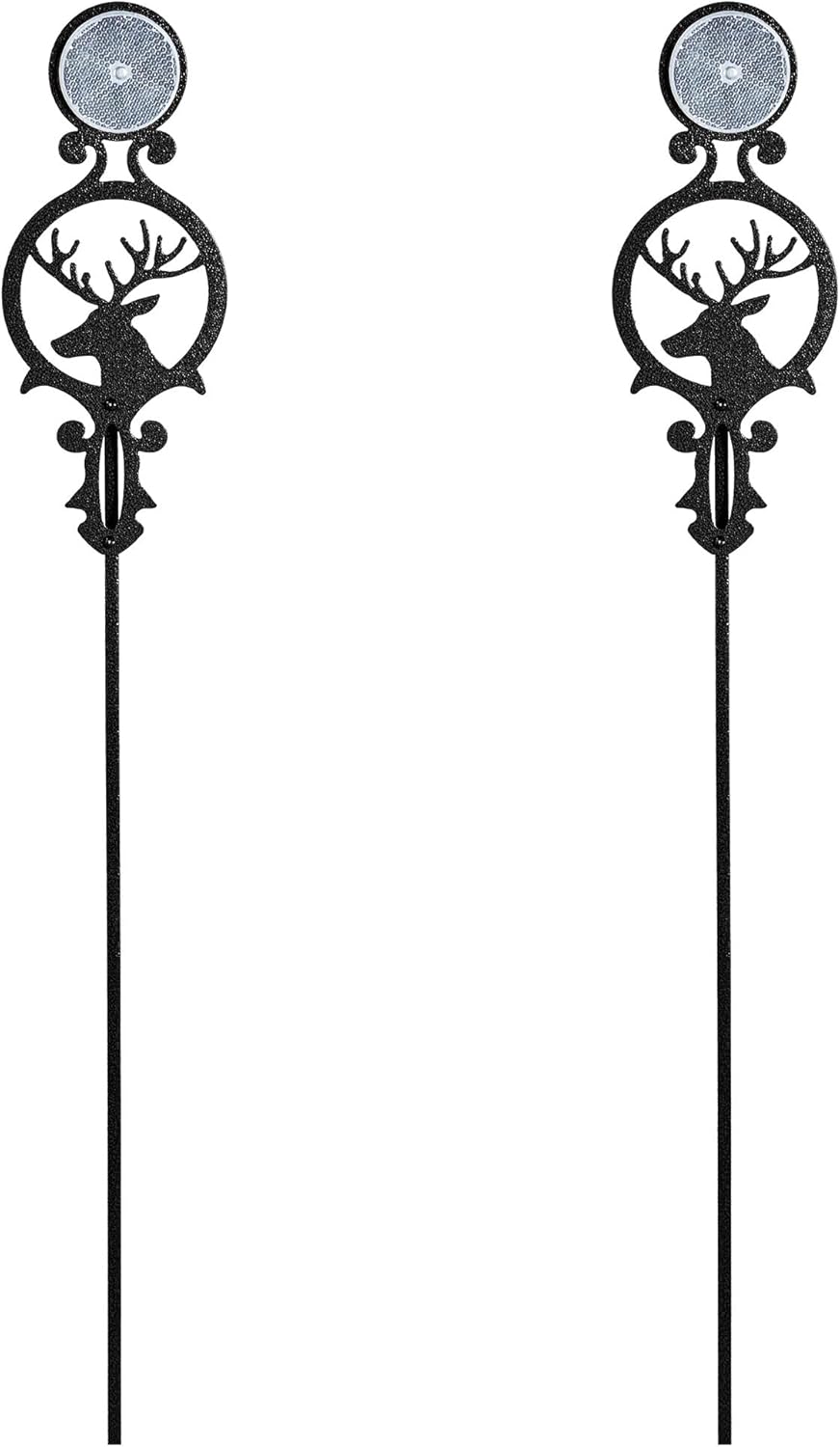 Touch of Class Pathways Reflective Driveway Marker Stake Set of Two for Outdoor Use | Buck Deer