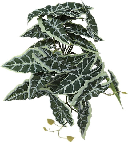 Reptile Plants for Terrarium, Amphibian Habitat Decor Artificial Hanging Plants with Suction Cup