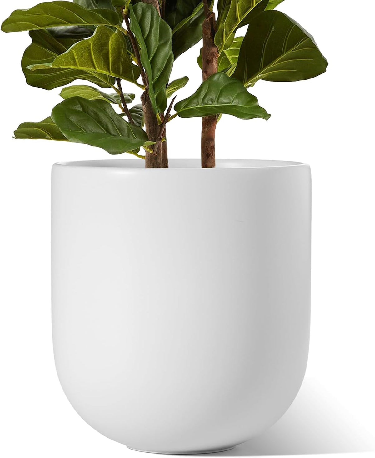 LE TAUCI 12 Inch Pots for Plants, Ceramic Large Planters for Indoor Plants, Indoor Plant Pots for