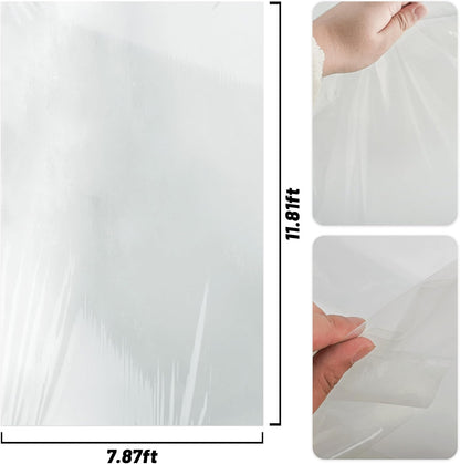 6 Mil Clear Greenhouse Plastic Sheeting,Transparent Plastic Film for Greenhouse, UV Resistant