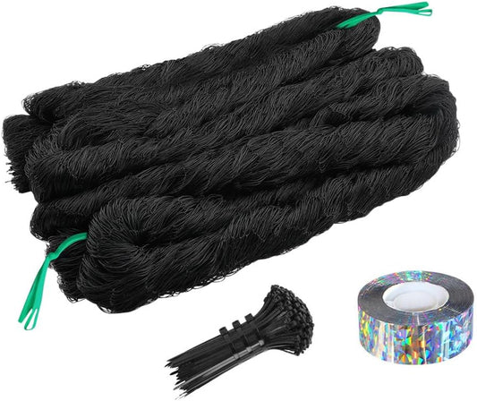 Bird Netting, 25 x 50 FT Heavy Garden Netting Reusable Protective Garden Netting for Plants Fruit