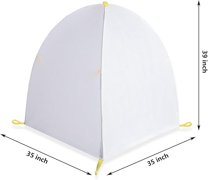 DECOHS 35 x 35 x 39 Inch Warm Plant Protection Tent-Winter Shrub Covers-Winter Snow & Frost Covers