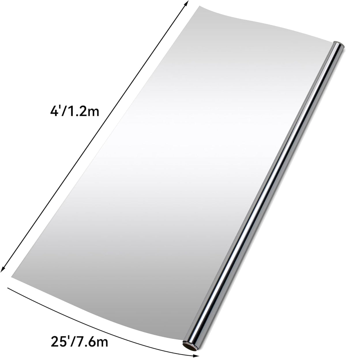 TEXALAN(R) Horticulture Highly Reflective Mylar Film Roll for Grow Room 2 Mil (4X25FT)