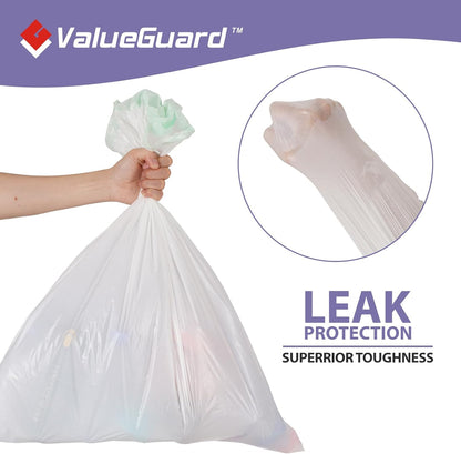 Trash Bags Garbage Bag 13 Gallon Drawstring Tall Waste Bag for Kitchen Office Party 0.6 Mil (110