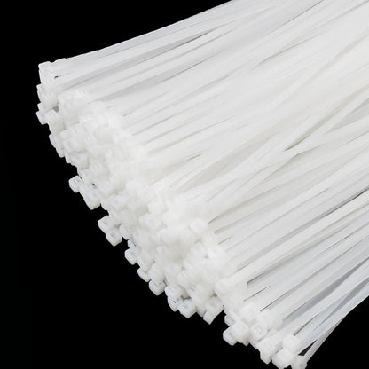 XINGO 1000 PCS White Zip Ties 12 Inch, 60 LBS Tensile Strength, Self-Locking Nylon Plastic Nylon