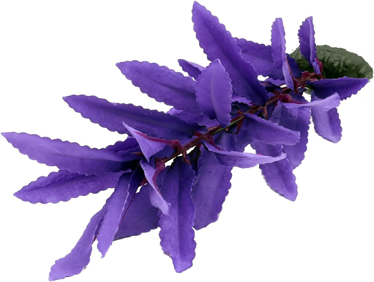 2-Pack 12 Inch Aquarium Silk Aquarium Plants, Artificial Plastic Plant for Small Tank, Goldfish