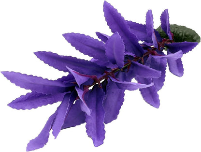 2-Pack 12 Inch Aquarium Silk Aquarium Plants, Artificial Plastic Plant for Small Tank, Goldfish