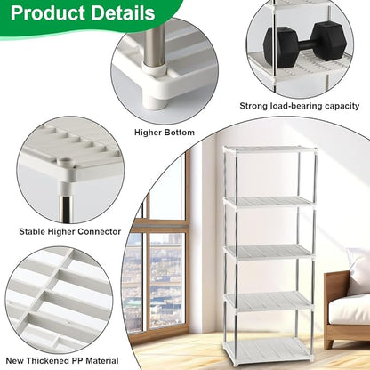 5 Layer Sprouting Tray Storage Shelf, Plant Shelf Nursery Pot Seeding Tray Container Shelves