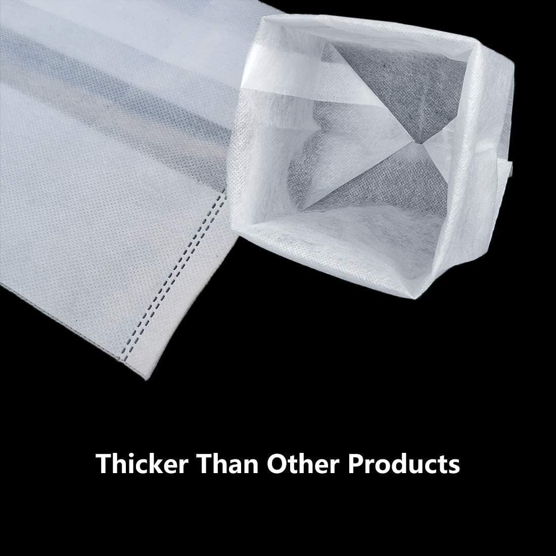 100Pcs Nursery Growing Bags, Non-Woven Fabric Seedlings Grow Bag for High Seedling Survival Rate