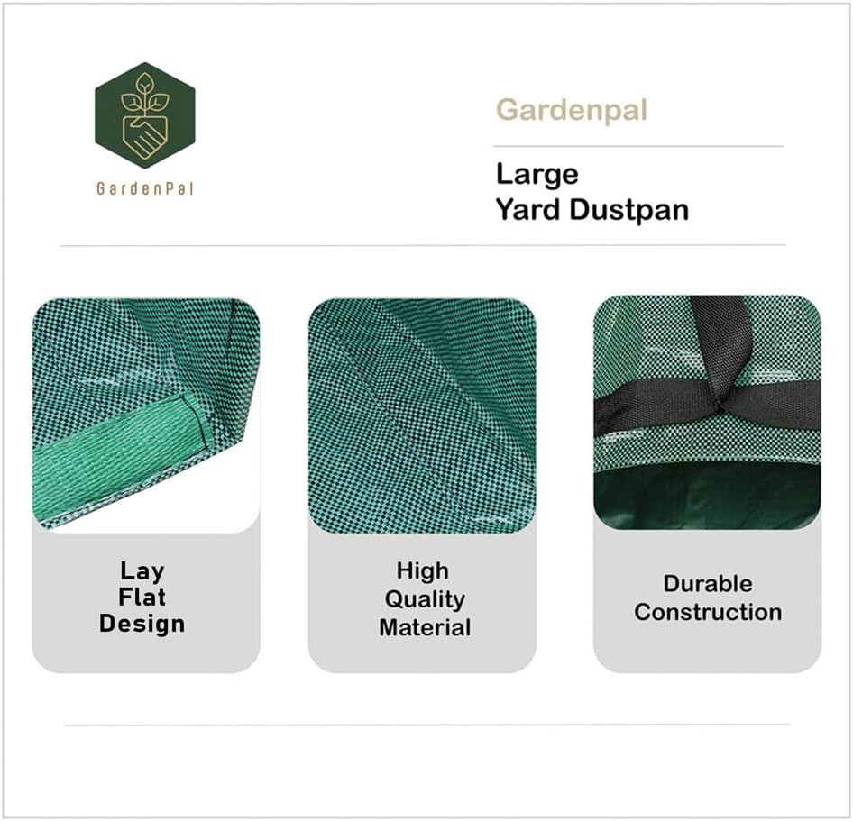 Gardenpal 2-pack Yard Waste Bags for Collecting Leaves, PE Gardening Bags, Lawn and Leaf Bags