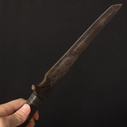 SV Handmade cast Manganese Steel Chopping Blade Sword, Full Tang, Outdoor, Hunting, Camping