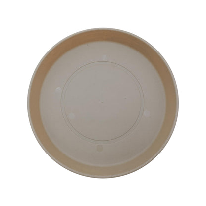 The HC Companies Round Prima Flower Pot Saucers - Plastic Plant Saucer for Outdoors & Indoors