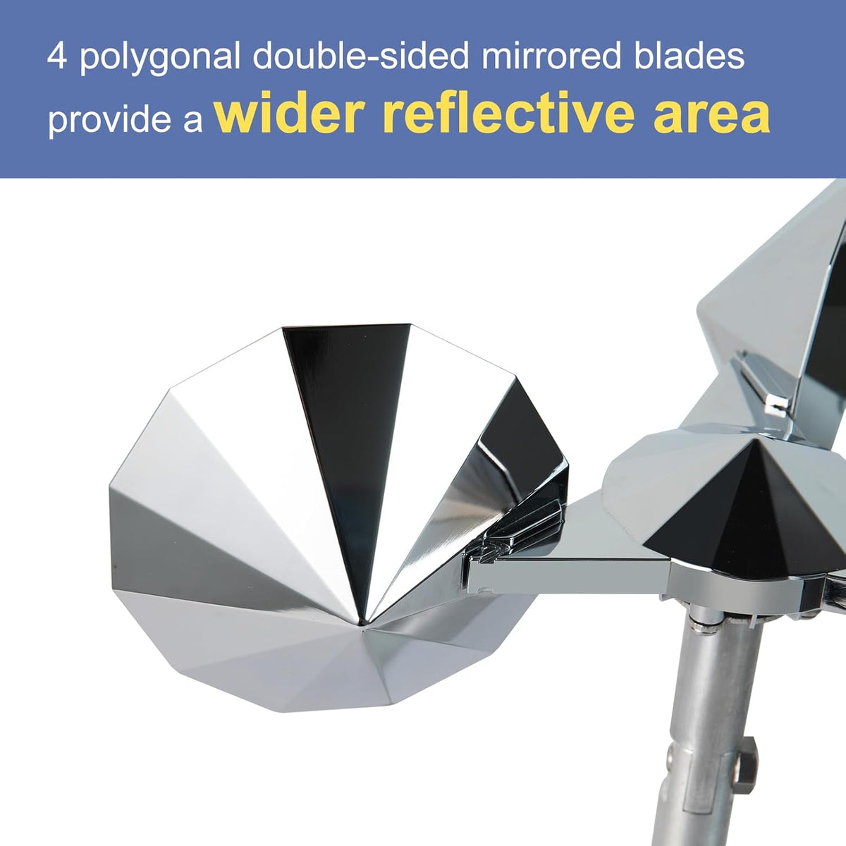 OFFO 3 PCS Bird Scare Reflective Device, Bird Reflector Keep Pigeon Woodpeckers and Sparrows Away