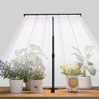 Super-Bright Grow Light for Indoor Plants, 6000K 108LEDs Full Spectrum Plant Lamp with Timer