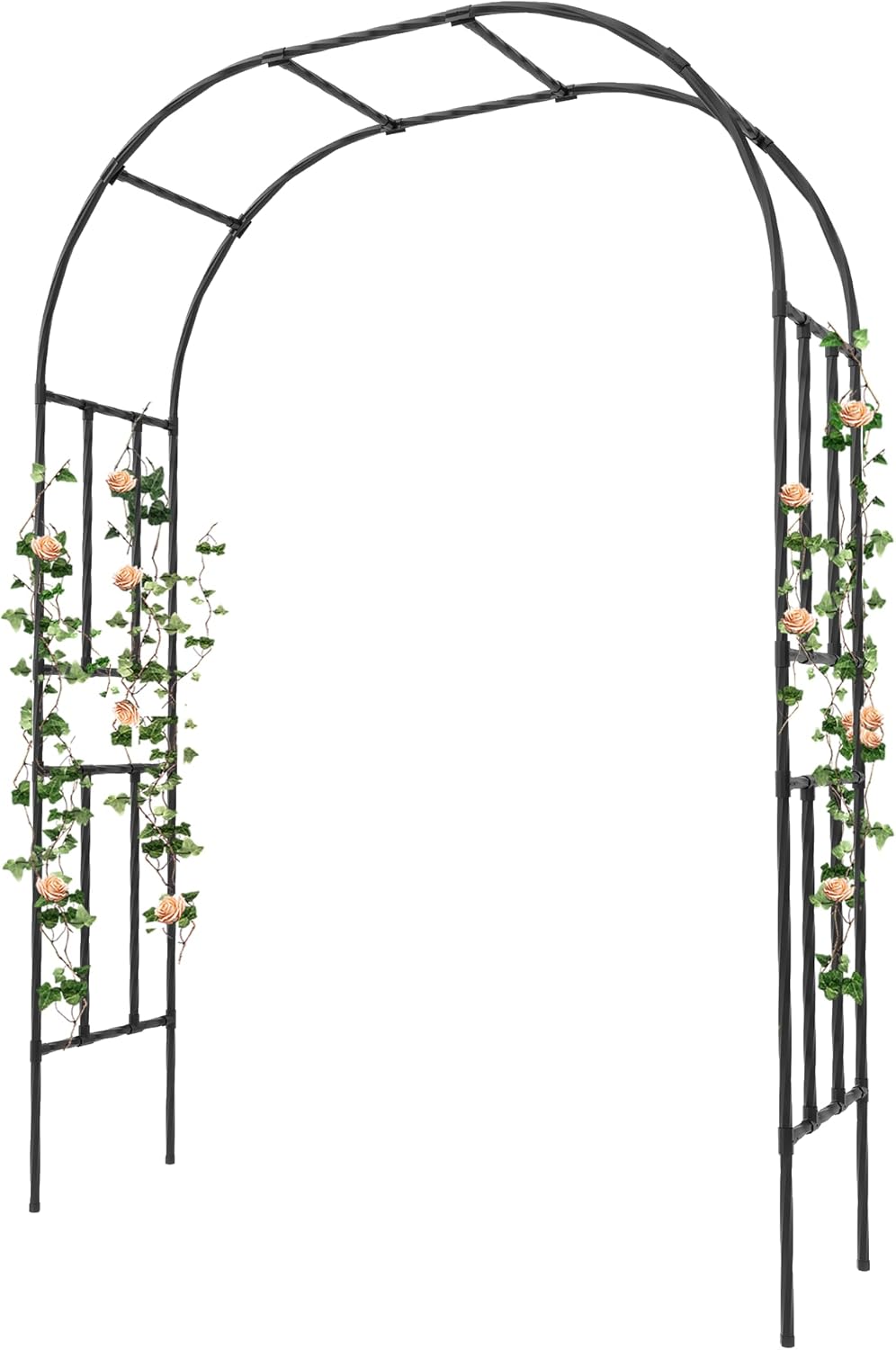 Garden Arch, 94.5’’x59.1’’ Arbor Trellis, Garden Arch Trellis for Climbing Plants Outdoor, Arbor