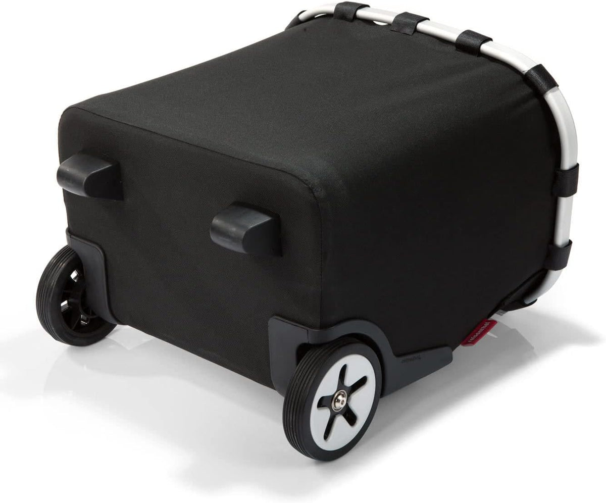 reisenthel carrycruiser Black - Portable Shopping Trolley with Sturdy Aluminum Frame, Shoulder