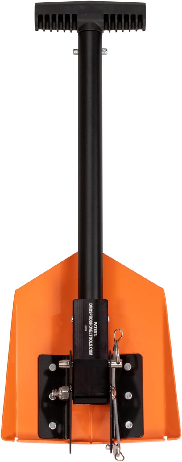 DMOS Delta Shovel - Collapsible Heavy-Duty Steel Folding Shovel for Camping, Overlanding, Survival
