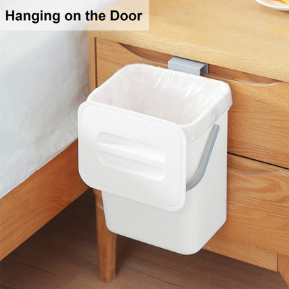 LALASTAR Mini Desktop Trash Can with Lid, Small Countertop Garbage Can, Plastic Tiny Tabletop