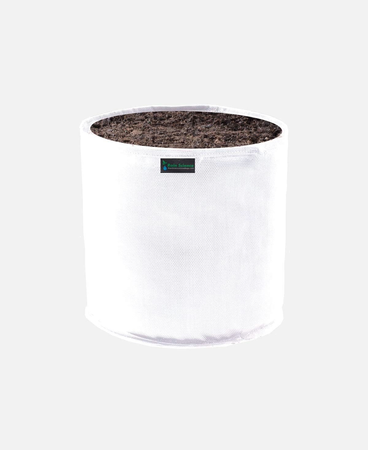 Commercial Grow Bag Pack of 10, Air Pruning Mesh Fabric Plant Containers (3 Gallon, White)