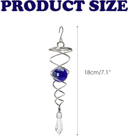 5pcs Wind Spinner Tail Gazing Ball Spiral Stabilizer Tails for Indoor and Outdoor Decoration