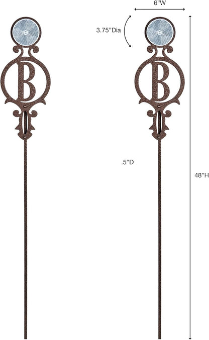 Touch of Class Pathways Reflective Driveway Marker Stake Set of Two for Outdoor Use | Custom