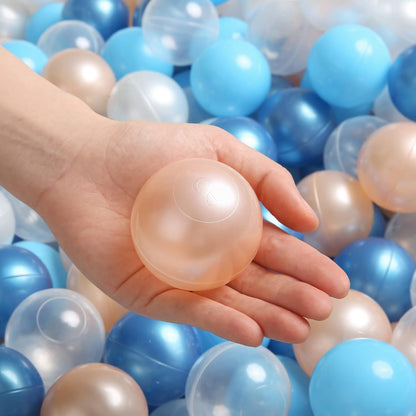 TRENDPLAY Plastic Balls for Ball Pits 2.2 Inch, Pack of 50 100 200 500 Hollow Balls, Perfect for