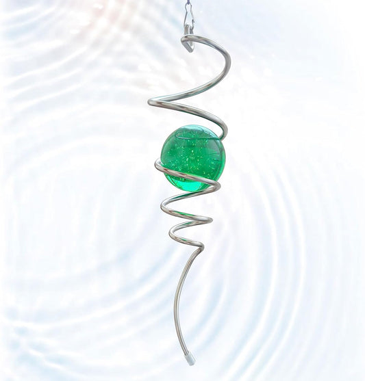 Wind Spinner Tail Gazing Ball Spiral - Mesmerizing Visual Illusion in Spinning | Wind Spinners