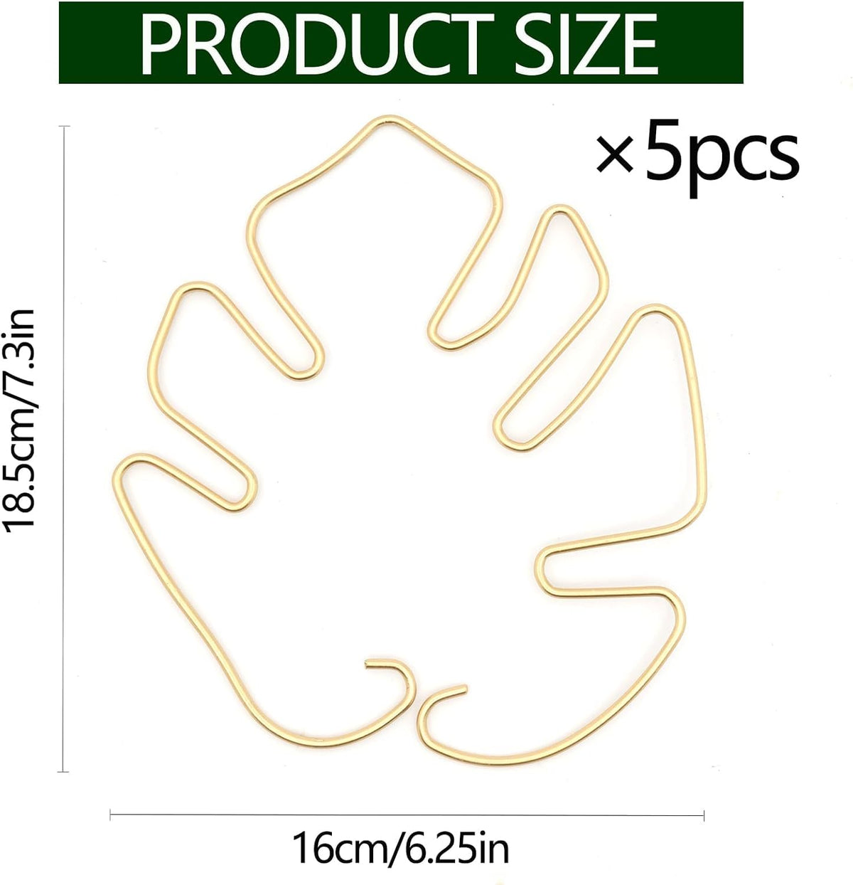 Monstera Stem Support - 5-Piece Durable Plant Support System for Monstera & Turtle Shell Plants