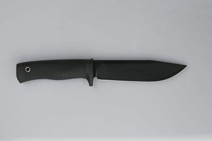 Tactical Fixed Blade Knife, 5.87 inch Blade, 4.65 inch Kray-Ex Handle, Stonewashed 420 Stainless