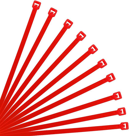 XINGO 10 Inch Cable Zip Ties (500 Pack), 40 Lbs Tensile Strength-Heavy Duty, Self-Locking Nylon