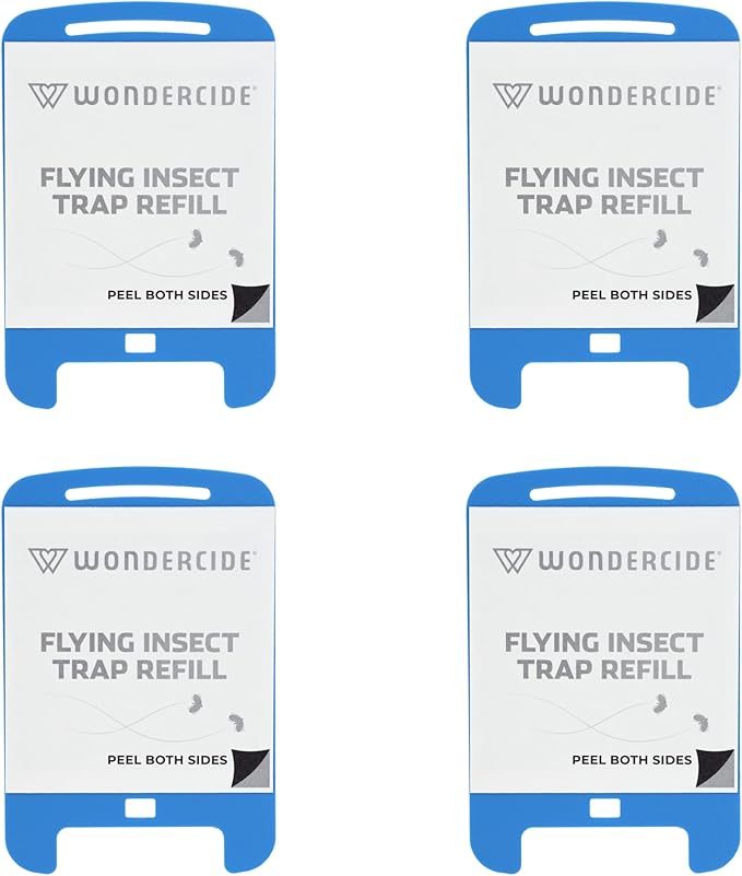 Wondercide - Flying Insect Fly Light Trap Cartridge Refills - No Device - Indoor Bug Catcher for