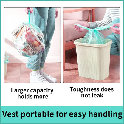 Trash Bags, 5 Rolls/100 Counts Small Garbage Bags for Office, Kitchen,Bedroom Waste Bin,Colorful