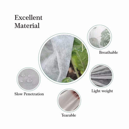 Agfabric Plant Covers Freeze Protection Floating Row Covers 10'x25' 0.55oz Plant Covers Freeze