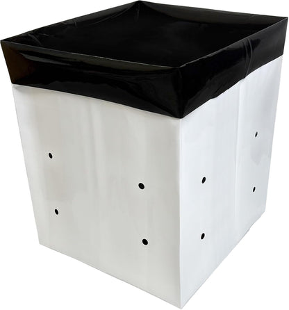 A.A 30 Gallon Grow Bags Black and White Poly Nursery Bags for Plants, Tree Grow, Greenhouse (10