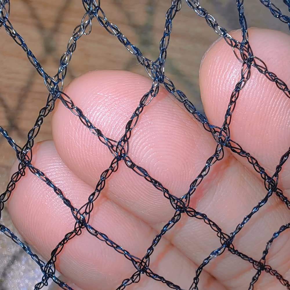 Meanchen Bird Netting 7.5x100 Ft, 1/2 in Mesh Heavy Duty Garden Netting for Plants, Fruit Trees