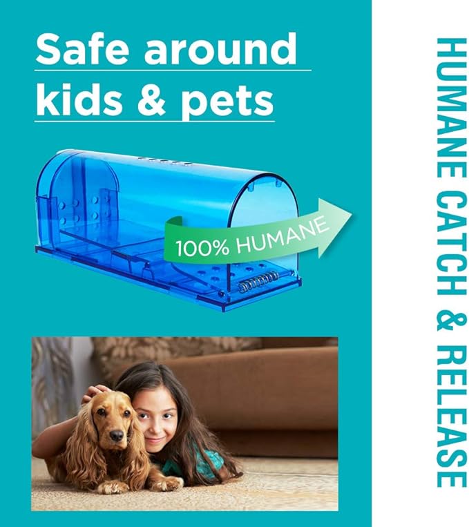 Humane Mouse Trap | Catch and Release Mouse Traps That Work | Mice Trap No Kill for mice/Rodent Pet