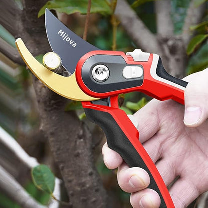 Garden Pruners, Heavy Duty Garden Clippers, Pruning Shears with Adjustable Thumb Lock, Hand