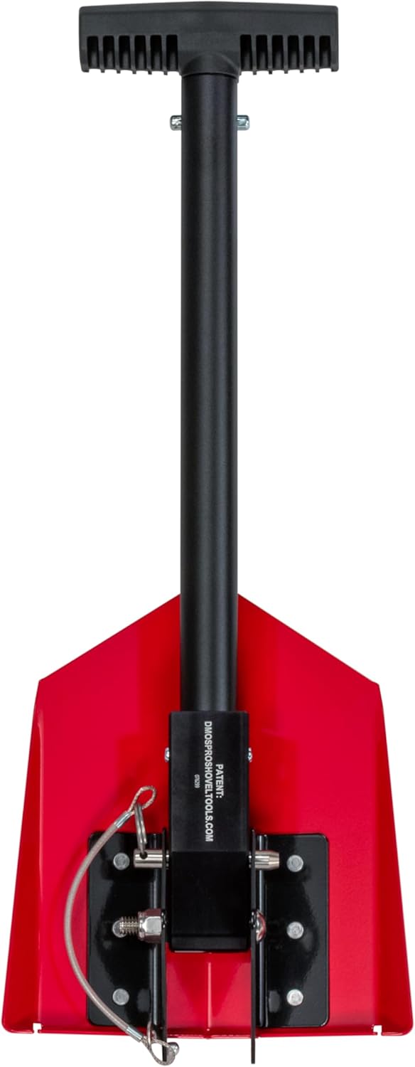 DMOS Delta Shovel - Collapsible Heavy-Duty Steel Folding Shovel for Camping, Overlanding, Survival