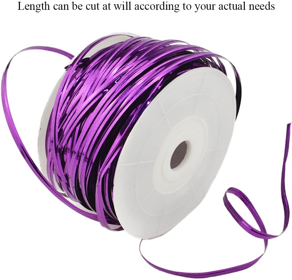 HAHIYO 100Yards/300Feet/91M Purple Metal Twist Ties Bread Candy Coffee Bag Ties Plant Garden Twist